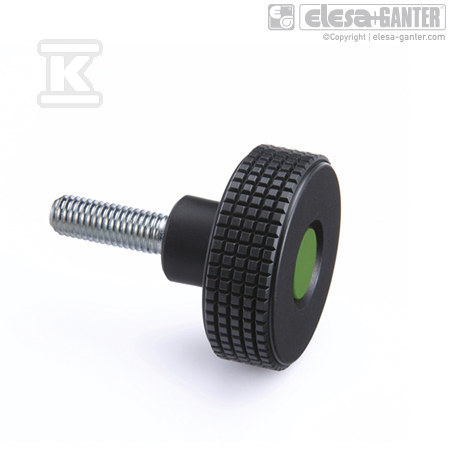 Knurled knob MBT.30 P-M5x40-C17 - MBT.30 P-M5X40-C17